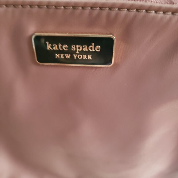 EUC KATE SPADE blush / black mini backpack - adjustable straps (OS) - Picture 10 of 12